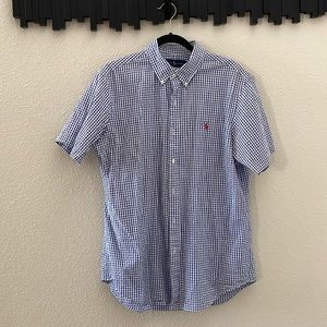 Ralph. Lauren, men’s size large, short sleeve shirt.